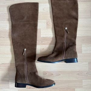 J.Crew Brown Suede Over the Knee Boots, size 9.5